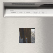 Zonnepanelen van het internationale ruimtestation magneet (Insitu (Vaatwasser))