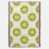 Zonnepatroon glimlachen deken (Voorkant Verticaal)