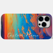 Zonneplaat over mooi blauw oceaanwater Case-Mate iPhone case (Achterkant (horizontaal))