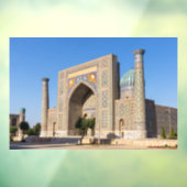 Zonneplein in Pakistan - Samarkand, Oezbekistan Raamsticker (Vel 3)