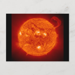 Zonneprominentie - de zon briefkaart