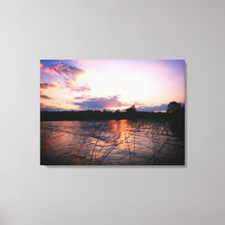 Zonnereflecties Canvas Afdruk