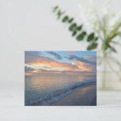 Zonnereflecties op het water briefkaart (Staand voorkant)