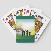 Zonneregenboogkinderen Pokerkaarten (Achterkant)