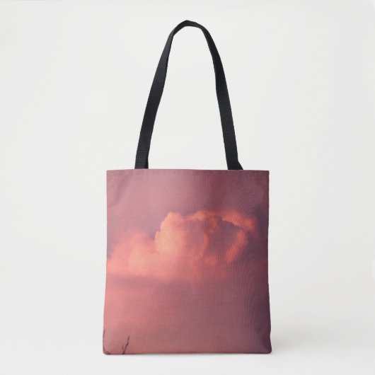 Zonnerode dunderwolk op tas (Voorkant)