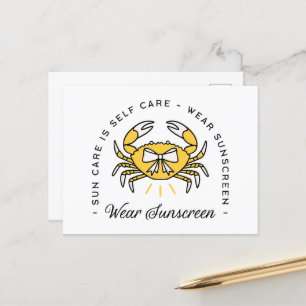 Zonnescherm spf dermatoloog zelfzorg zon herinneri briefkaart