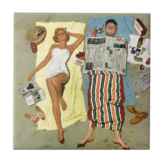 Zonnescherm? Tegeltje (Voorkant)