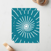 Zonneschijn 11 notitiekaartje (Voorkant / Achterkant in situ)