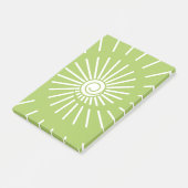 Zonneschijn 13 post-it® notes (Schuin)