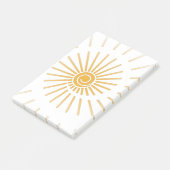 Zonneschijn 1 post-it® notes (Schuin)