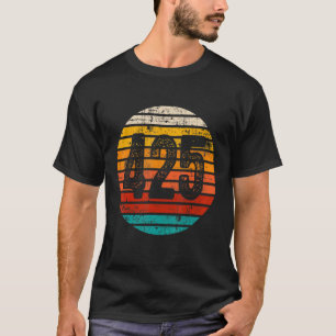  zonneschijn 425 Gebied Code T-shirt