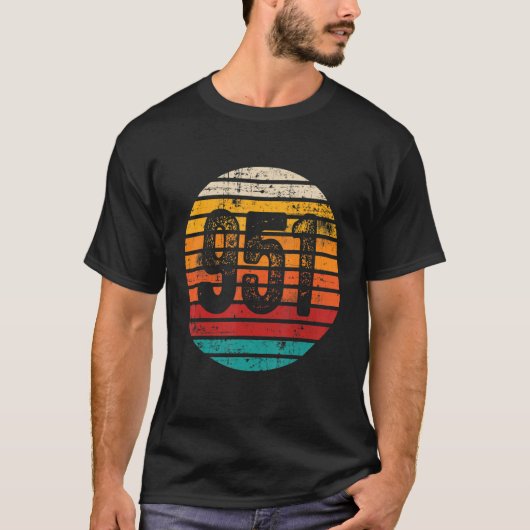 zonneschijn 951 Gebied Code T-shirt (Voorkant)
