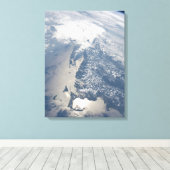 Zonneschijn aan de kust van Massachusetts. Canvas Afdruk (Insitu (Houten vloer))