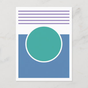 Zonneschijn abstract ontwerp briefkaart