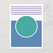 Zonneschijn abstract ontwerp briefkaart (Voorkant)