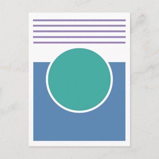 Zonneschijn abstract ontwerp briefkaart (Voorkant)