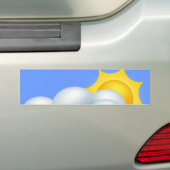 Zonneschijn Bumpersticker (Op auto)