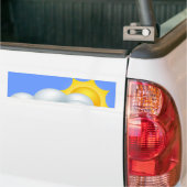 Zonneschijn Bumpersticker (Op Truck)