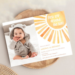 Zonneschijn eerste reis rond Zon geslachtsneutrale Kaart