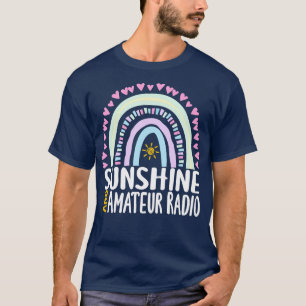 Zonneschijn en Amateur Radio Schattige Regenboog G T-shirt