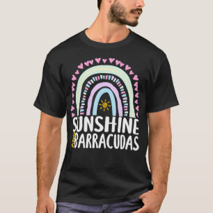 Zonneschijn en Barracudas Schattige Regenboog Gift T-shirt