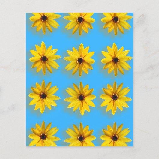 Zonneschijn en geluk flyer (Voorkant)