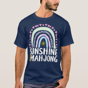 Zonneschijn en Mahjong Schattige Regenboog Gift vo T-shirt