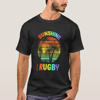 Zonneschijn en rugby t-shirt