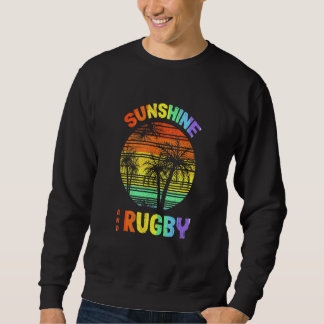 Zonneschijn en rugby trui