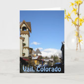 Zonneschijn en Sneeuw Vail, Colorado Kaart (Gele Bloem)