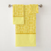 Zonneschijn geel patroon bad handdoek (Insitu)