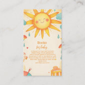 Zonneschijn Genderneutraal Boho Zonneboeken voor B Informatiekaartje (Voorkant)