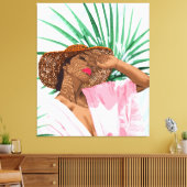 Zonneschijn in mijn ziel canvas afdruk (Insitu (Woonkamer))