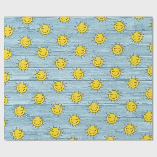 Zonneschijn inpakpapier Driftwood Beach. (Vlak)