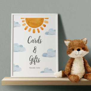 Zonneschijn Kaarten en Geschenken Teken Poster