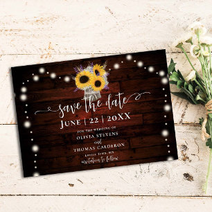 Zonneschijn Lavendel Tarwe Schuur Bruiloft Save The Date