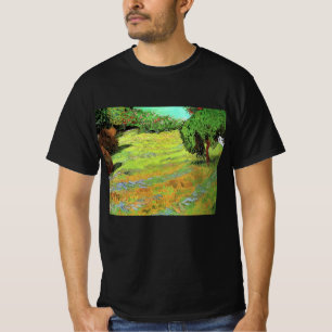 Zonneschijn op een gazon in een openbaar park door t-shirt