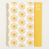 Zonneschijn patroon 2024 planner (Voorkant)