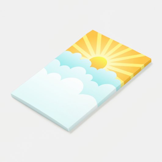 Zonneschijn Post-it® Notes (Schuin)