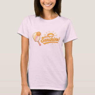 Zonneschijn Serveren Pastel Zon Pickleball Grafisc T-shirt