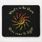 Zonneschijn Stralen Muismat (Voorkant)