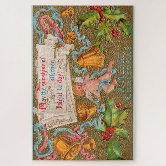 Zonneschijn van affectie Vrolijk Kerstfeest Legpuzzel (Verticaal)