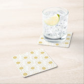 Zonneschijn vierkant onderzetter (Insitu)