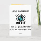 Zonneschijn - ( Wenskaart) Kaart (Achterkant)