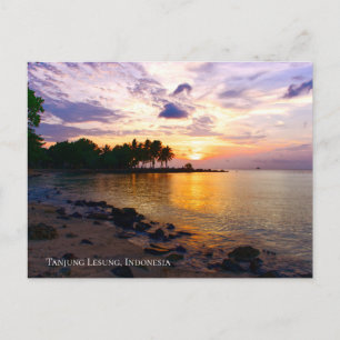 Zonneschijn Zonsondergang Lucht Strand Schemering Briefkaart