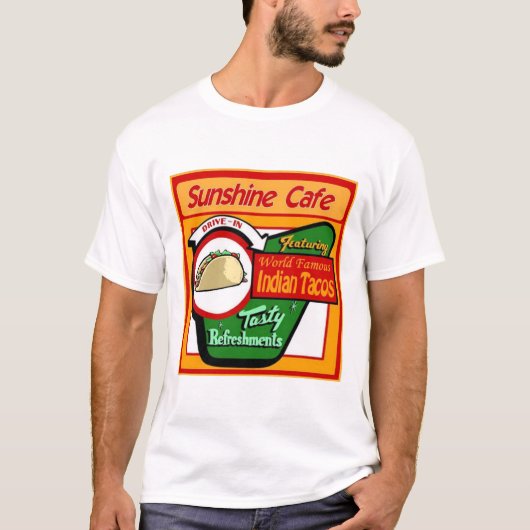 zonneschijncafé t-shirt (Voorkant)