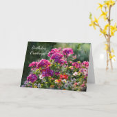  zonneschijntuin Art Birthday Kaart (Gele Bloem)