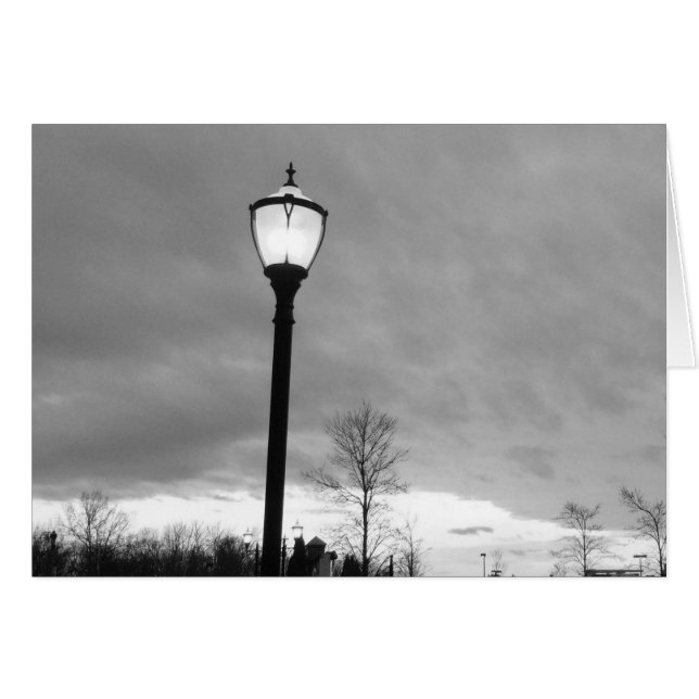 Zonneset & licht / Noir, kaart (Voorkant Horizontaal)