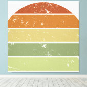 Zonneset voor drukremmen canvas afdruk (Insitu (Houten vloer))