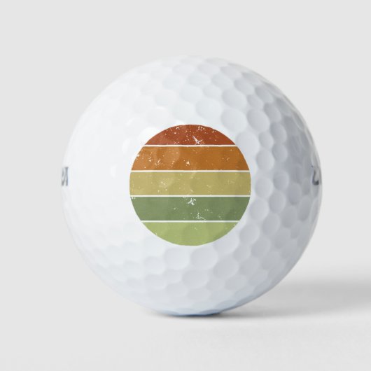 Zonneset voor drukremmen golfballen (Voorkant)